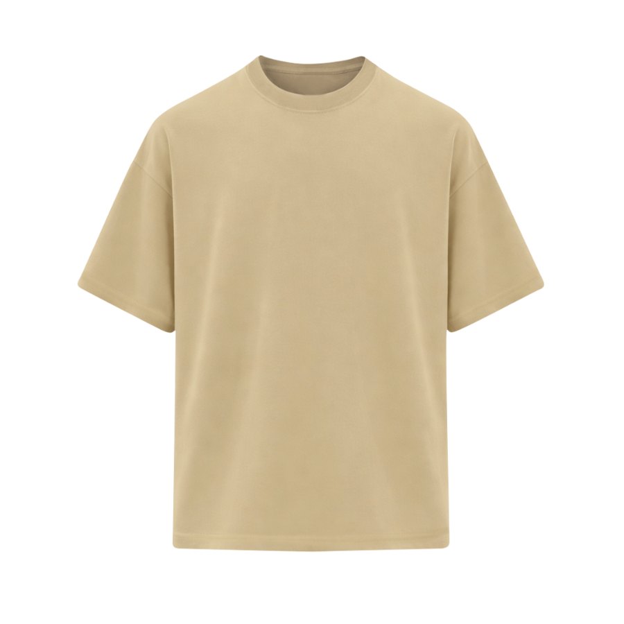 [21843015101] Camiseta oversize personalizada con impresión DTF — Minton (Arena, XS)