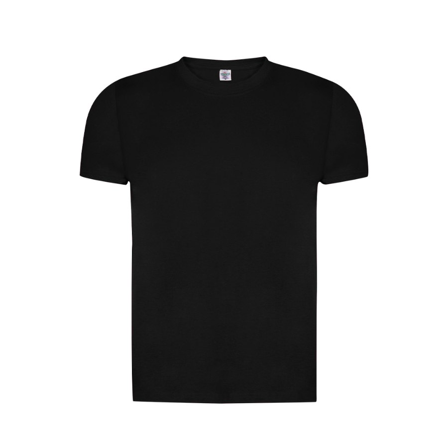 [16760002102] Camiseta personalizada con impresión DTF — Organic Color (Negro, S)