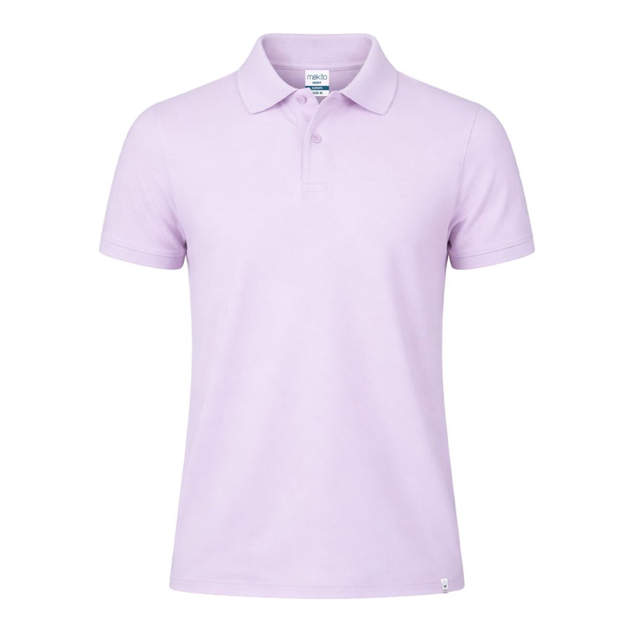 [18009662101] Polo personalizado con impresión DTF — Ment (Rosa pastel, XS)